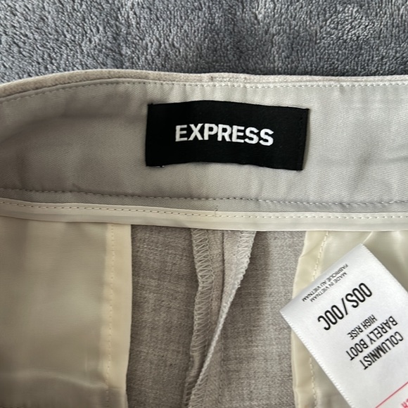 Express Gray Columnist Barely Boot High Rise Pants - Picture 2 of 6